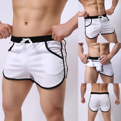 Shorts de Sport d'Été Color Block pour Homme avec Cordon de Serrage pour la Salle de Sport, Pantalon de Plage, Maillot de Bain