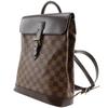 Louis Vuitton Soho Backpack Daypack N51132 Brown Damier Canvas Women Used