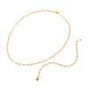 Minimalist Titanium Steel Choker Necklace Fashion Versatile Women Necklace Gold Bracelet Jewelry Set