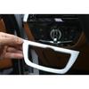Fit For BMW 5 Series G30 2018- ABS Silver Function Control Button Frame Trim