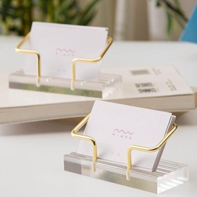 Business Card Holder Used for Office Desks Modern Card Storage Boxes and Accessories for Men's and Women's Office Desks