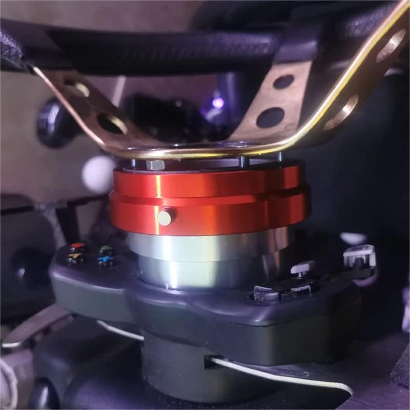 Lumclaw For Logitech G29 G920 G923 13 Inch Steering Wheel Adapter Plate 70Mm Pcd Racing Car Game Modification (Silver)