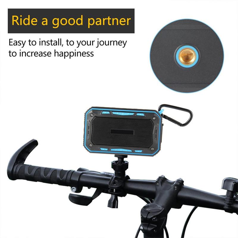 360 Degree Handlebar Clamp Mount Motorcycle Bike Pole Mount For GoPro Hero 13 12 11 10 9 DJI Action 5 4 3 Cameras Insta360 X3 X4