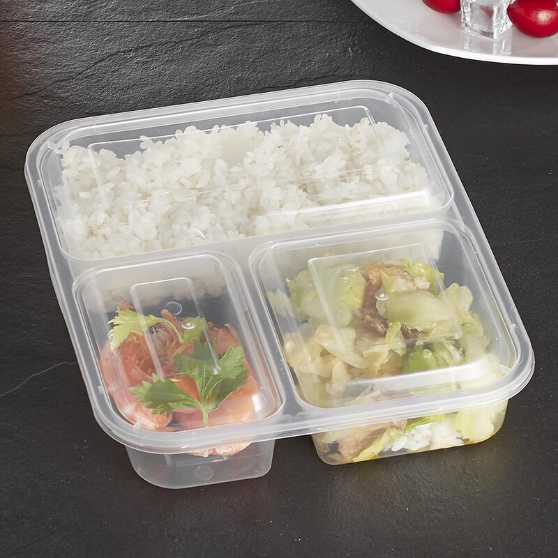 

Disposable 3-Compartment Meal Prep Containers
