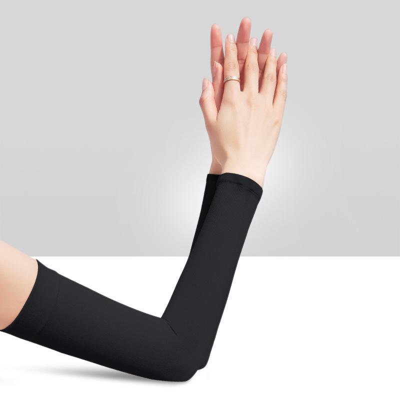 Manicotti in Seta Ghiaccio con Protezione UV per Donna e Uomo - Protezioni per Braccia per Ciclismo Estivo e Sport all'Aria Aperta