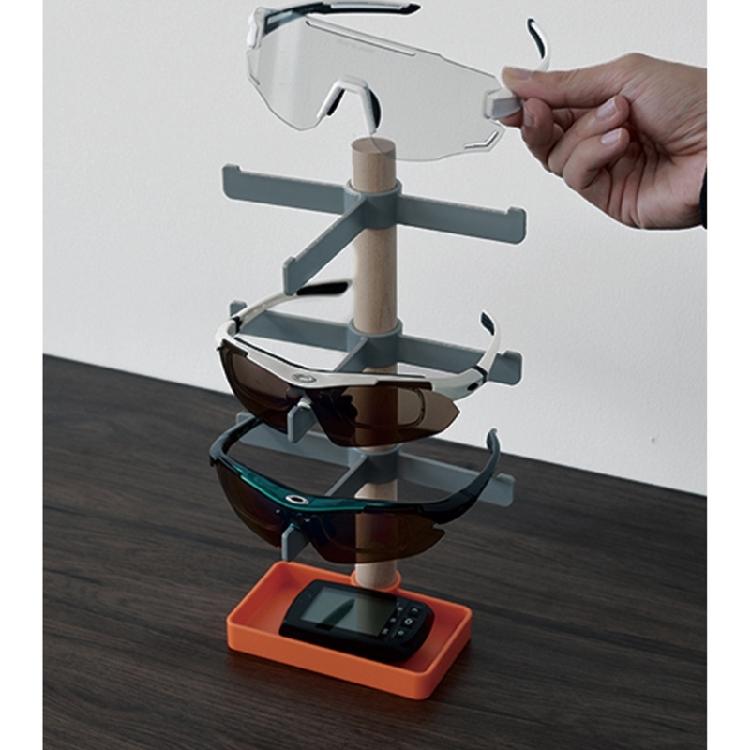 Durability Showcase Storage Wood Display Stand Glasses Frame Tray Eyeglasses Organizers Shelf Sunglass Holder Rack