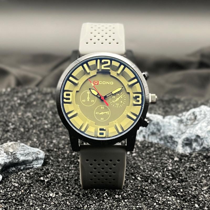 

Мужские часы JYL Студенческие Повседневные Цифровые Шкала Силиконовый Ремешок Silver против вспышки белого