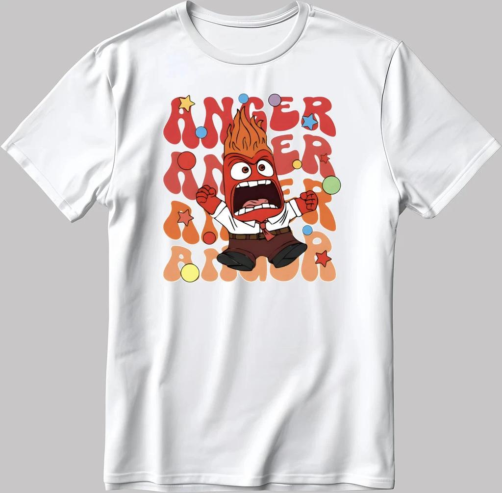 Inside Out 2 Anger Funny TShirt Size S4xl