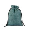 Drawstring Linen Jewelry Gift Bag - Composite Linen Storage Bag Available