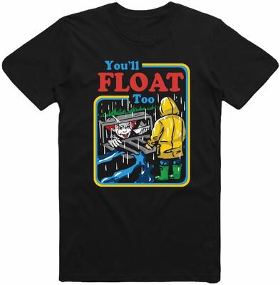 You Will Float Scary Movie T-Shirt PENNYWISE Georgie IT Halloween Costume Horror