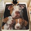 Pit Bull,pattern Flannel Blanket, High quality Comfortable for All Seasons, Home Decor, Warmth and Comfort, Perfect for Gifts.