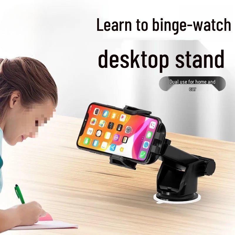 L6F Car Phone Holder: Suction Cup Mount for Dashboard, Windshield & Console