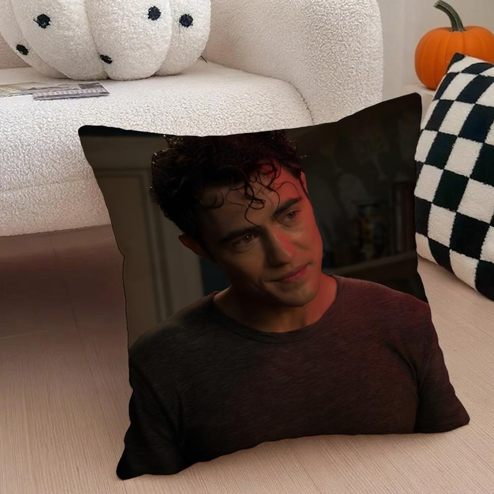 PPaxton HallYoshida Cushion Cover Throw Pillow Cover Hidden Button Durable Polyester Chair Cushion