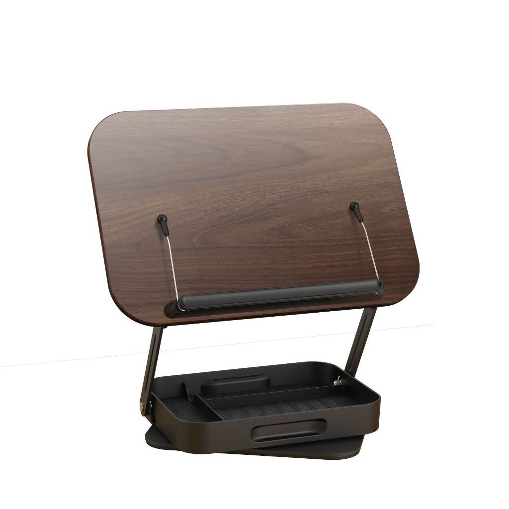 360° Rotatable 2 Adjustable Book Reading Stand Retaining Clip Reading Board Stand Ergonomic Foldable Tablet Stand