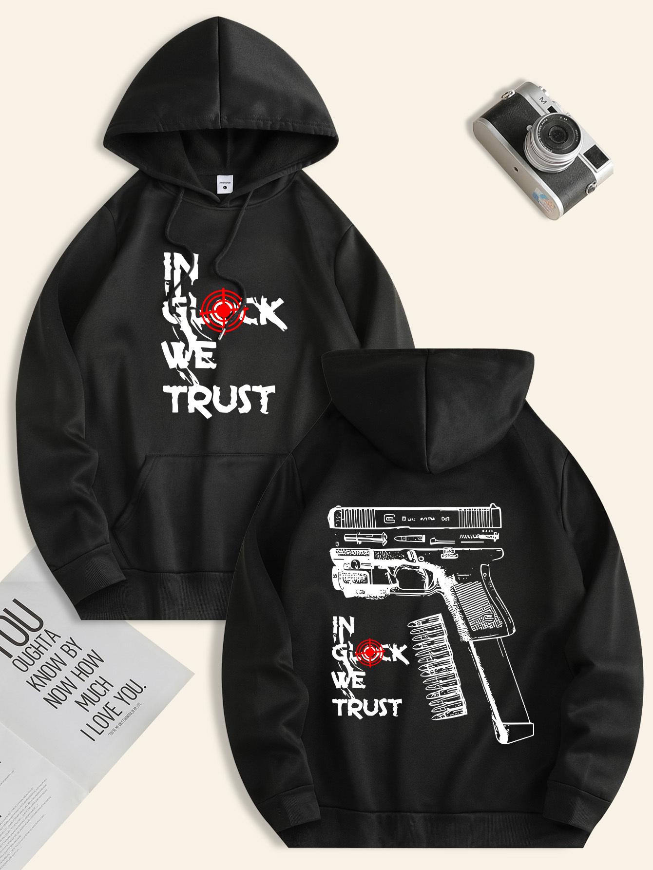 

Hoodie with Geometric Print Long Sleeve Knit Fabric Regular Fit with Drawstring Hood for All-Season Pullover Hooded Sweatshirt 3XL