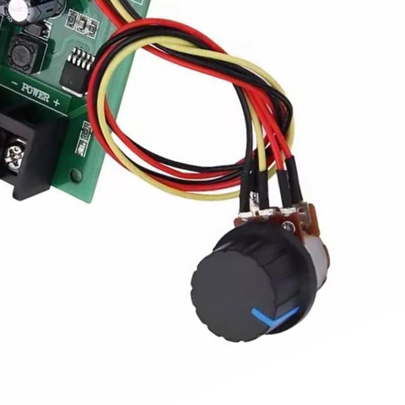 40A 2000W Motor Driver Controller Module With Linear Potentiometer Speed Regulation 10-50V Forward Reverse Function