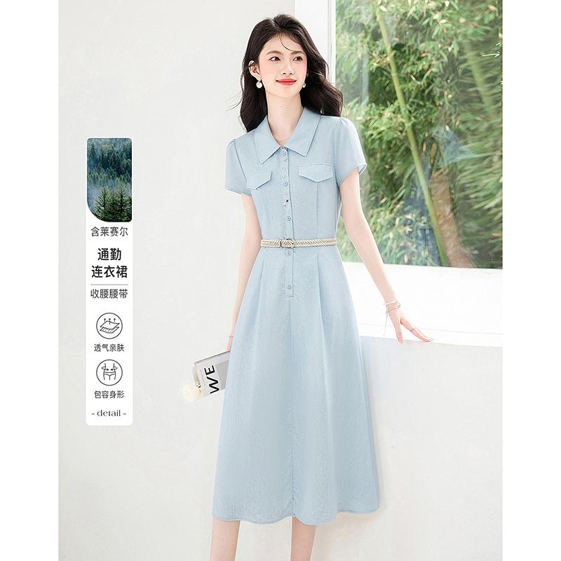 Design Sense Niche Fashion Temperament Slimming Dress for Petite Figures
