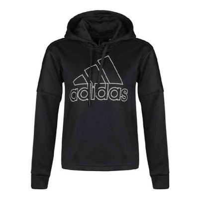 Casual Versatile Short Hooded Sweatshirt Women Sweatshirts Black DH8189