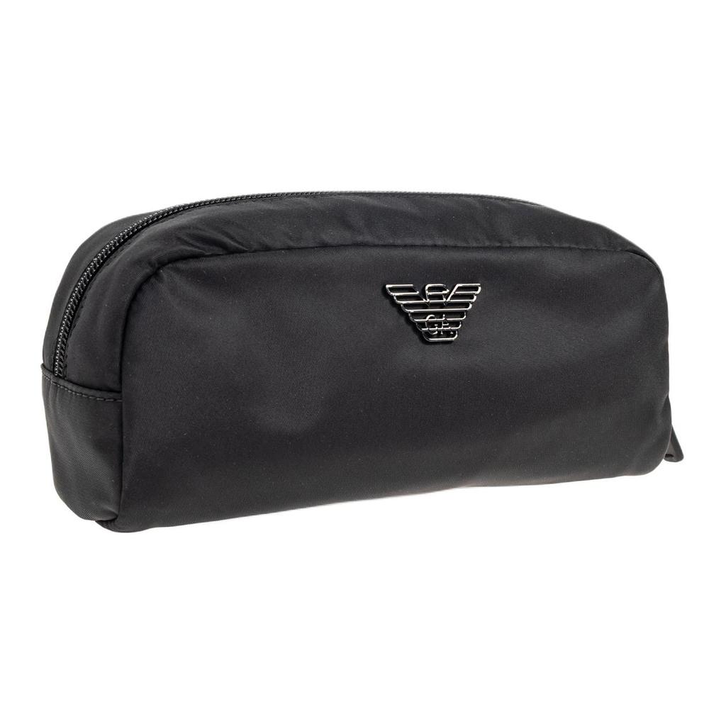 EMPORIO ARMANI Polyamide Makeup Bag Regular Unisex Black EM003560-AF13454-UC001