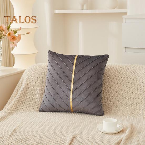 Couch Überwurf Kissenbezug 18x18 Zoll Dekorative Kissenhülle Einfarbiger Kissenbezug mit Verdecktem Reißverschluss für Sofa Bett Wohnzimmer Heimdeko