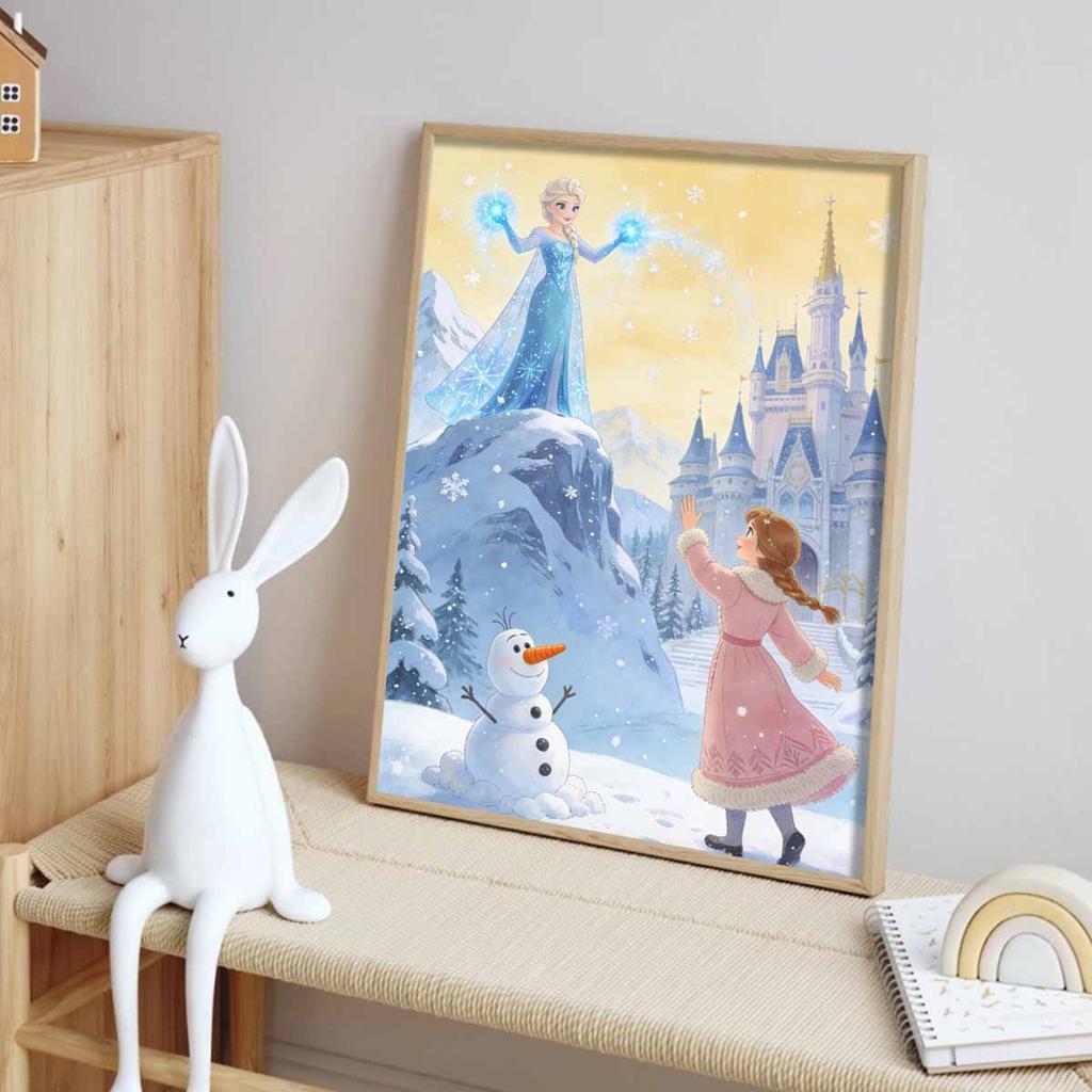 Disney Diamond Painting Art Set Handmade Cross Stitch DIY Frozen Elsa Snow Wall Decor Gift