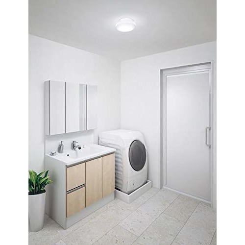 Panasonic LED Ceiling Light, Bathroom Light, Moisture and Rainproof, Wall Mountable, Daylight White LGW85066LE1