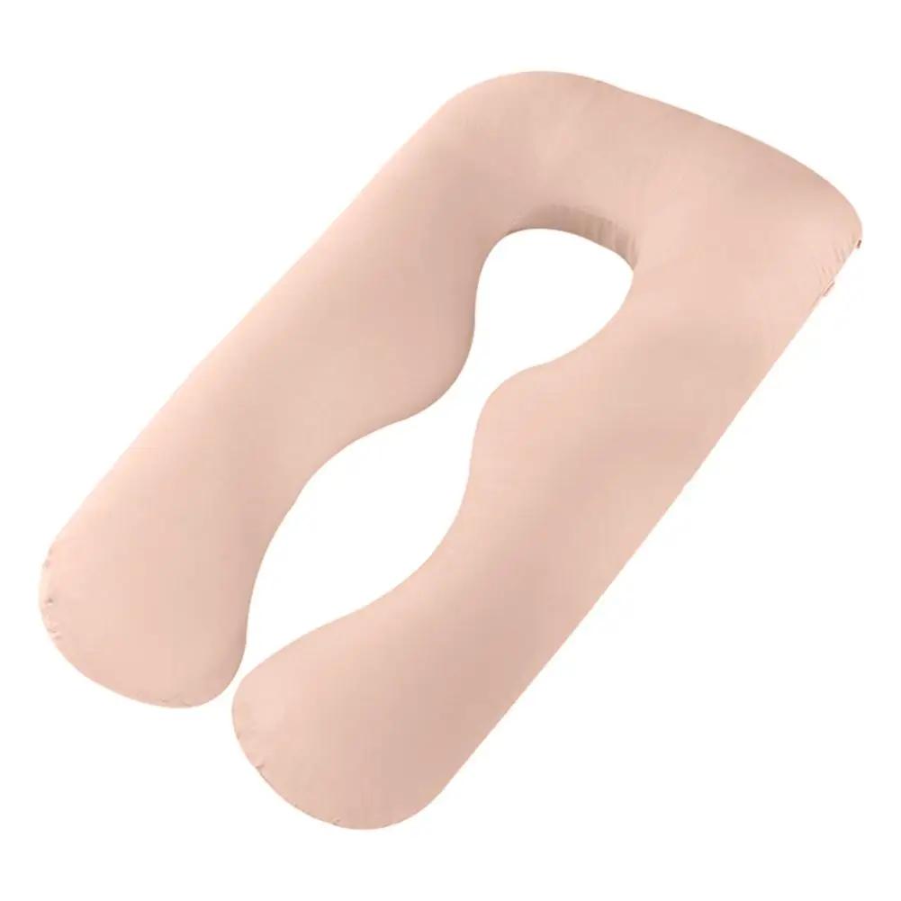 130x70cm Pregnant Pillow Case Maternity Cushion Cover U Type Lumbar Pillowcase Side Protect Cushion Cover for Pregnancy Women