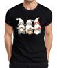 Christmas Elf Gnome Christmas Wreath Tipped Hat Cute Nordic Mens T-Shirt