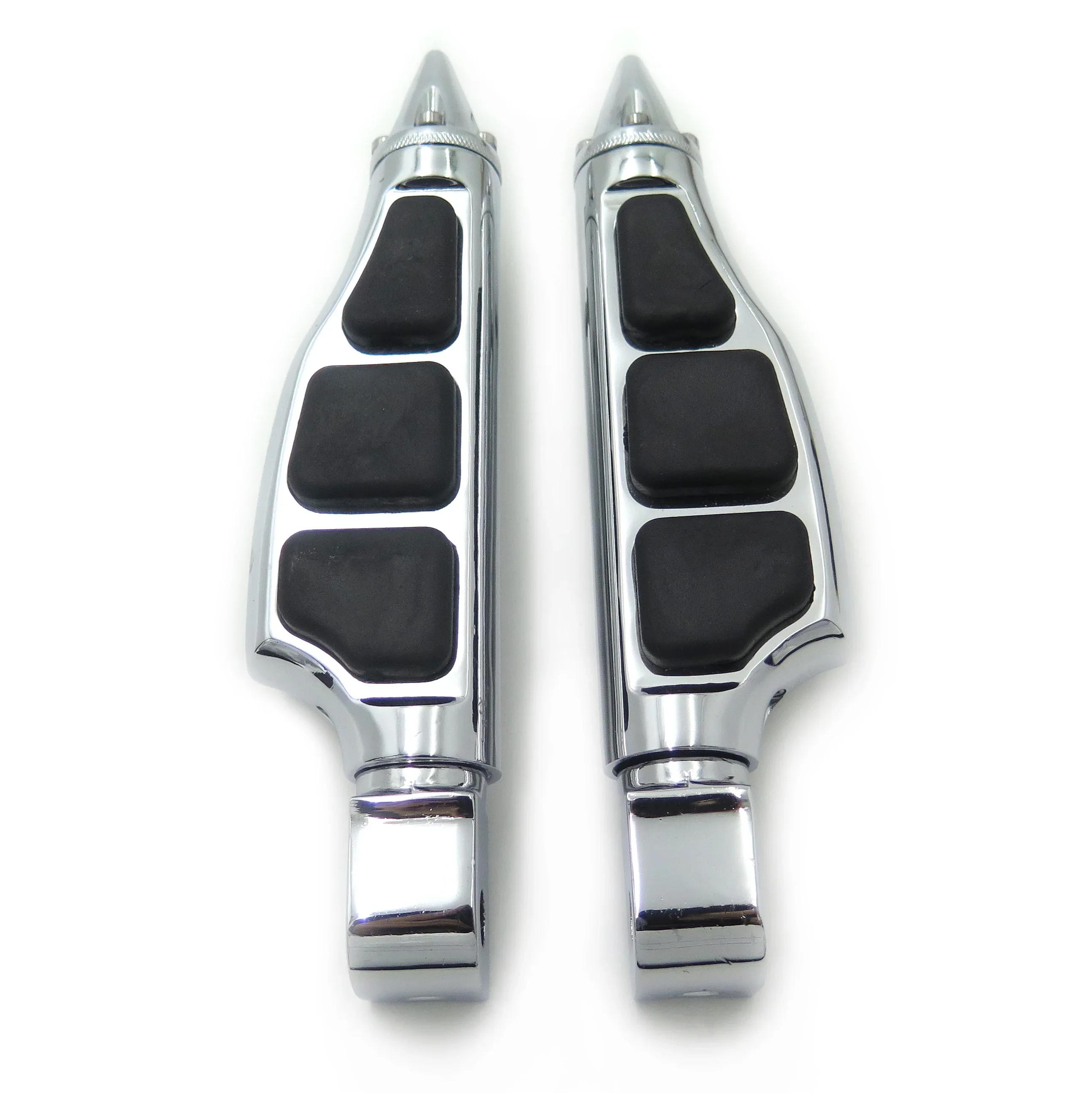 Motorcycle Parts Stiletto Spike Footpeg Rear For Yamaha Road Star Warrior 2002-2009 Front