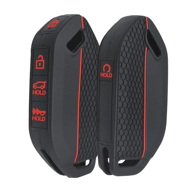 Scratchproof Key Case Key Protector Cover Waterproof Remote Key Protective Shell Honeycomb Texture Case