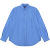 Polo Ralph Lauren Ss25 Pony Logo Embroidered Cotton Linen Blend Long Sleeve Shirt Men Shirts Quality-Blue 710975540-002