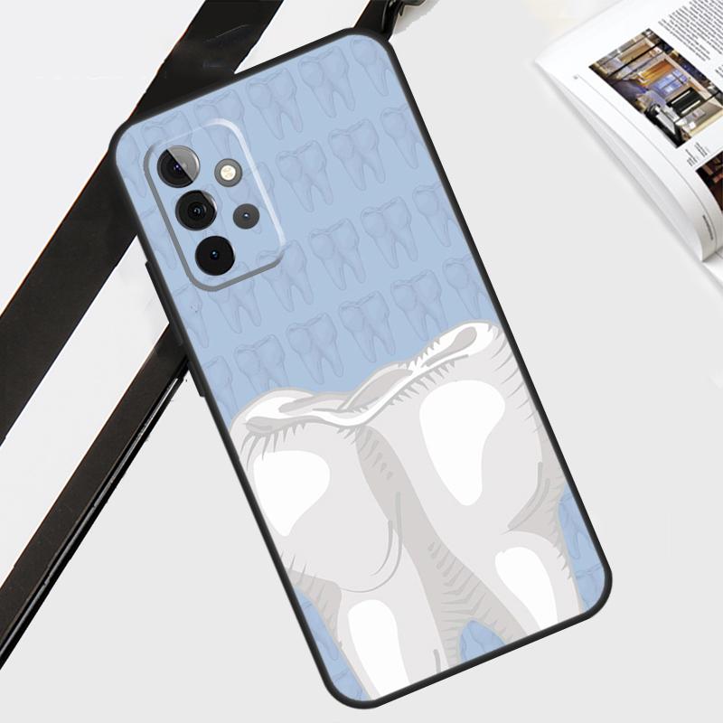 Zahnarzt Zahnmuster Hülle Für Samsung Galaxy A34 A54 A14 A52 A32 A12 A22 A72 A42 A13 A33 A53 A51 A71 Abdeckung