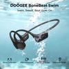 Doogee Auriculares de Conducción Ósea, Impermeables IP68, 7H de Duración de Batería, Auriculares Deportivos de Doble Modo para Nadar, Correr, Ciclismo