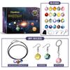 Kit de Ornamento de Planeta Dowmoo Kit de Ornamento de Planeta DIY 24 Dias Pingente Presente Conjunto Aleatório de Caixa Surpresa
