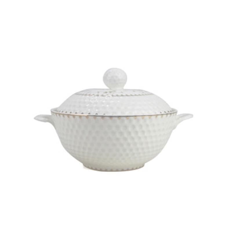 WBLON Prosperity Blessing 45-Piece Ceramic Dinnerware Set