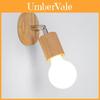 Modern Minimalist Wooden Wall Lamp With Led Bulb For Bedroom And Living Room Decor