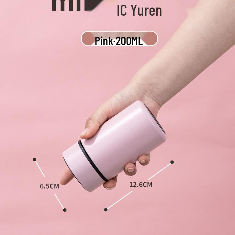 Smart 200ml Portable Insulated Ceramic Cup with Logo Engraving