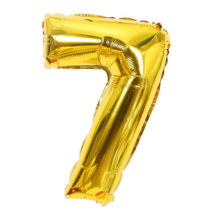 Gold Number Balloons 40 Inch Foil Balloon Adult Kids Birthday Anniversary Decoration Party Gold 0 1 2 3 4 5 6 7 8 9 Balloon