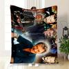 "Elton John: The Ultimate Collection Music Poster"Blanket Flannel Throw Blanket for Sofa, Bed, Travel, Camping, Office, Couch, Chair, And Be