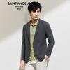 Baoxiniao Men's Slim Fit Elastic Perforated Casual Blazer ESU242027U