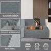 Color Block Waterproof Pet Sofa Bed - Universal Cushion Pad for All Seasons