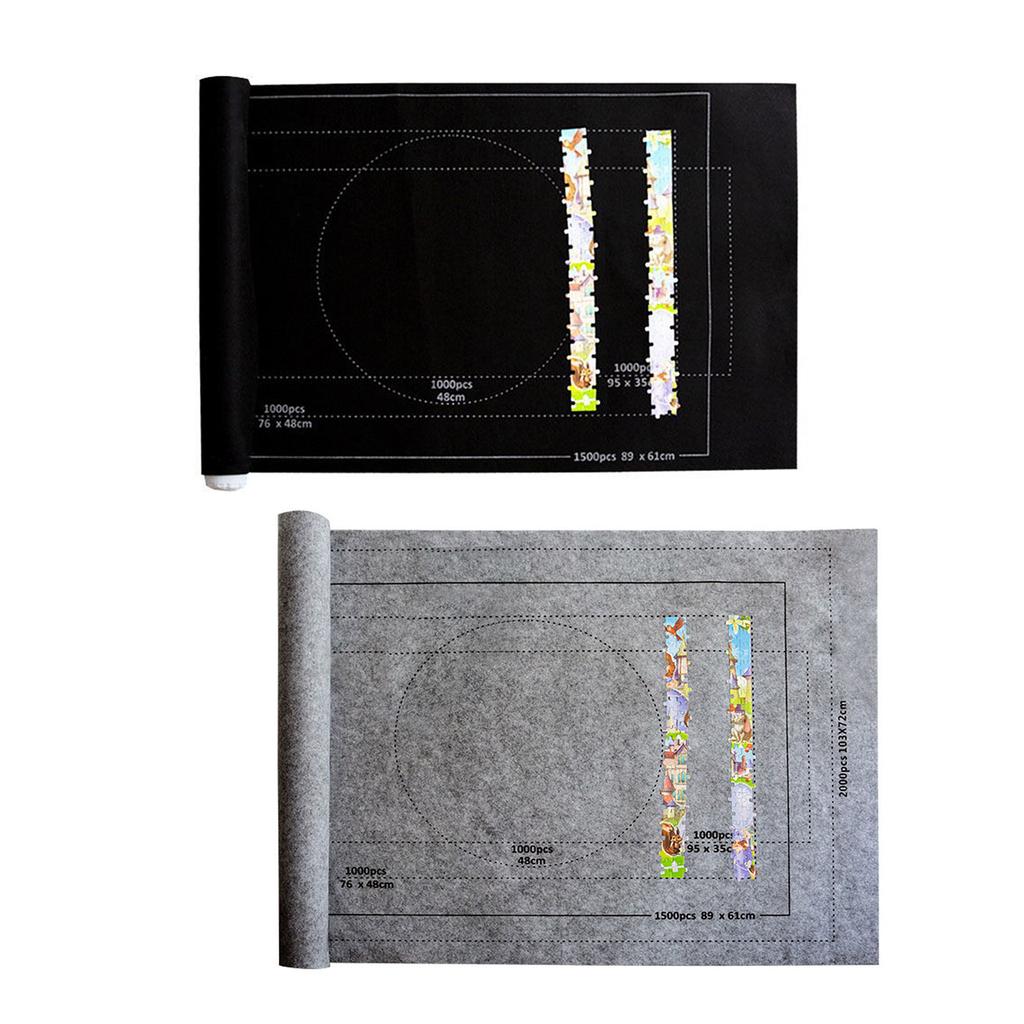 Large Puzzle Mat for Dedicated Jigsaw Enthusiasts Providing Convenient Storage and Travel Streamline Puzzle Experience