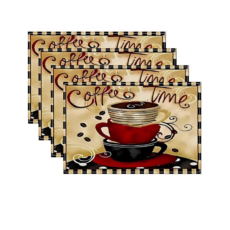 Heat-Resistant Stain-Proof Linen Party Placemats - Festival Collection
