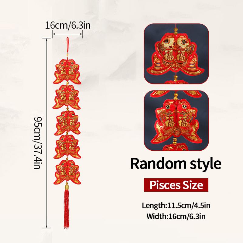 Chinese New Year 2025 Decorations Chinese Spring Festival Hanging Pendant Door Wall Ornament Traditional Chinese Room Decoration