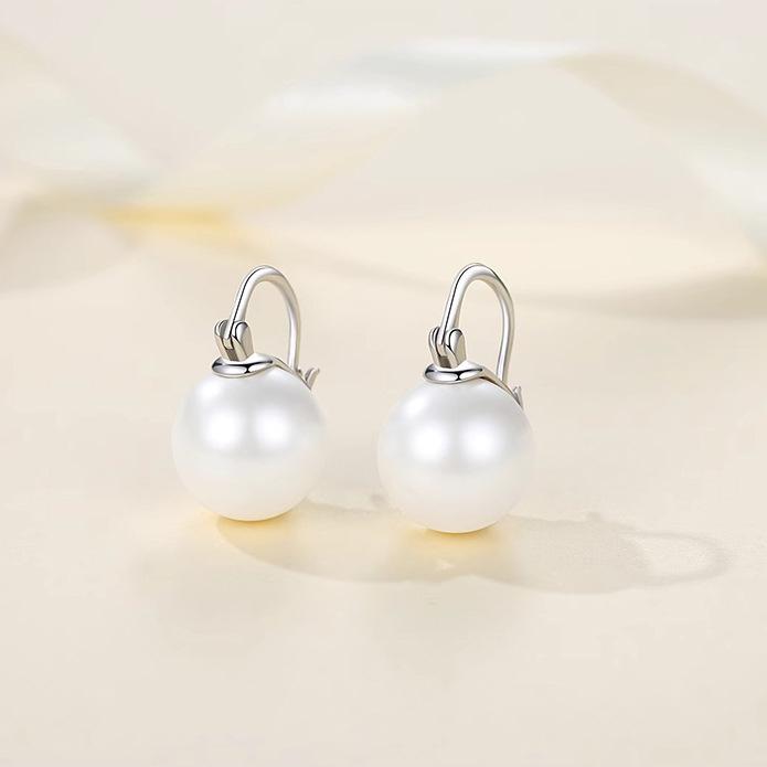 Einfache Perlenohrringe für Damen Geeignet für Geburtstagsfeier Geschenke Ohrringe Damen Leichter Luxus Stil Mode Design Einfach Hochwertiges Gefühl von Ohrringen
