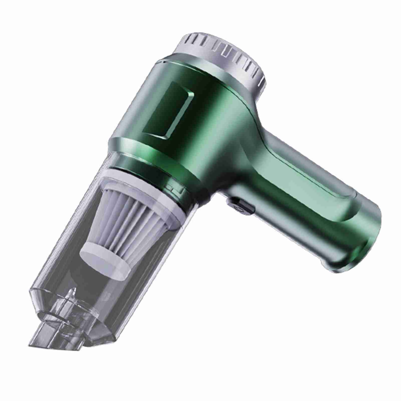 

4 in 1 Wireless Handheld Vacuum Mini Car Vacuum Cleaner 11000PA High Power Cordless Rechargeable Car Vacuum Strong зелёный