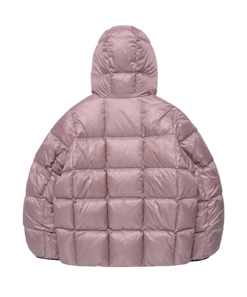 Thevinylhouse Hooded Duck Down Jacket Pink