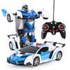 Electric RC Car 2 In 1 Transformation Robots Sports Vehicle Model Robots Boys Toys Remote Cool RC Deformation Cars Kid Toy Gifts