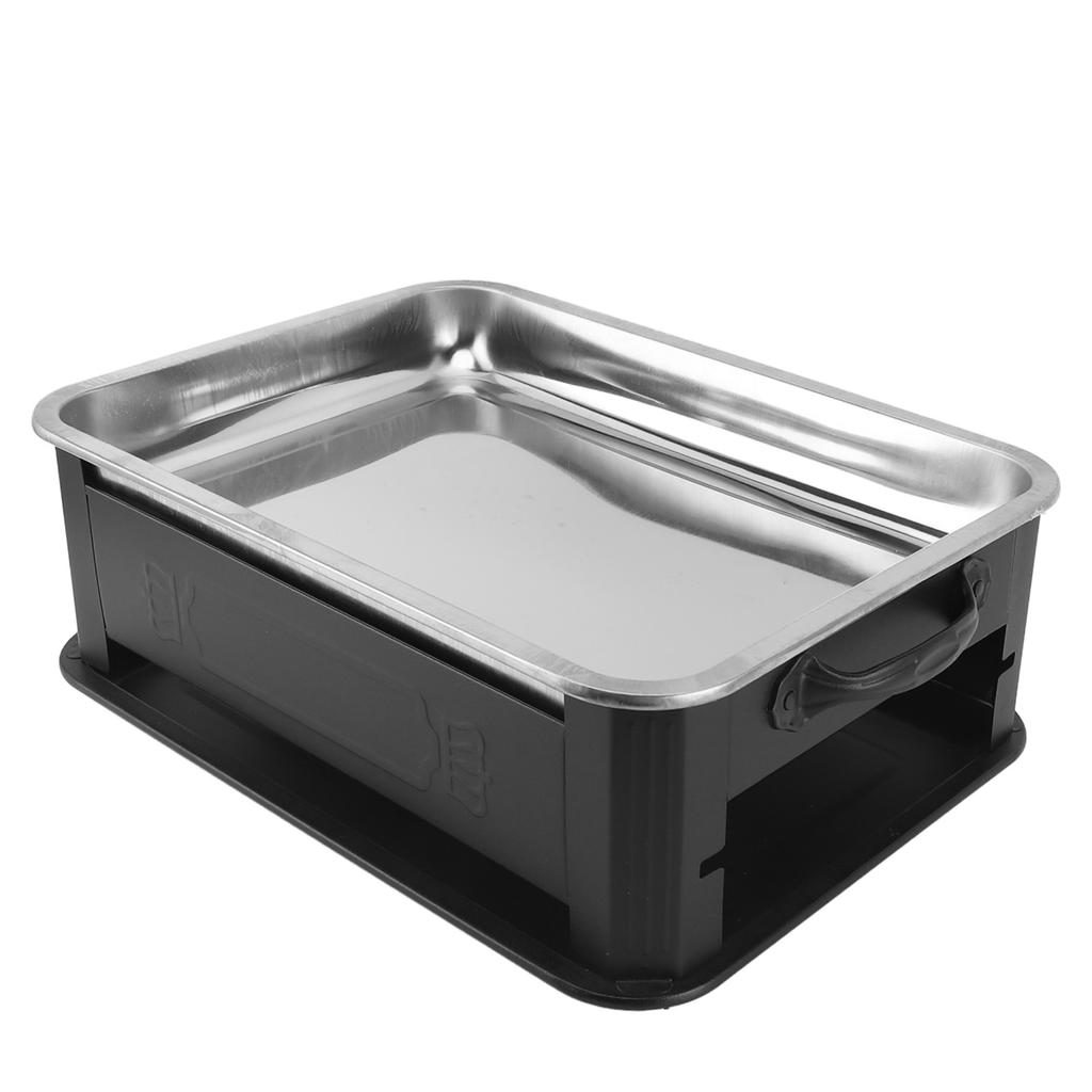 Fish Charcoal Alcohol Stove Rectangular 2.2?4.4lb Fish Stainless Steel M Size Fish Alcohol Grill