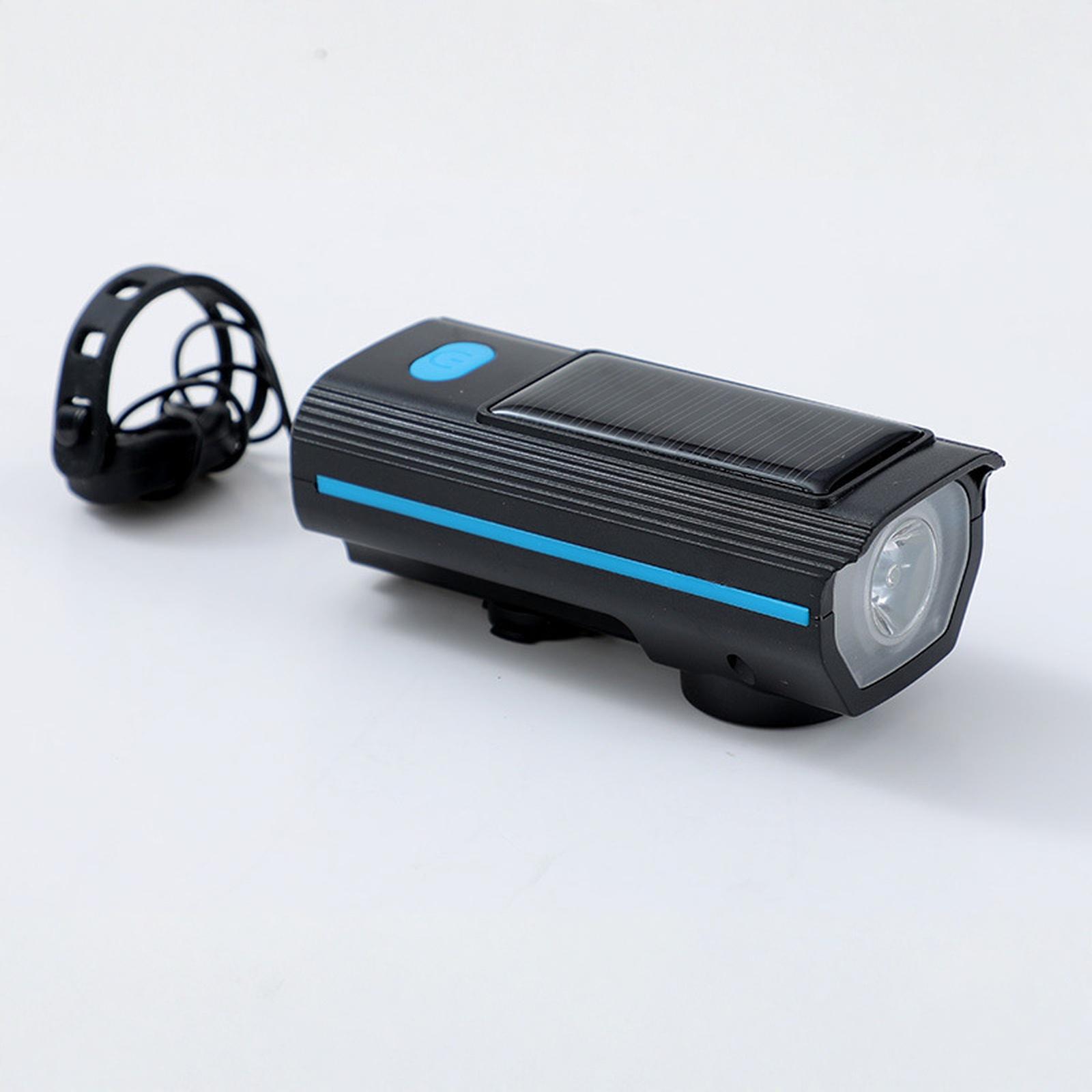 

Солнечная зарядка Передний фонарь Смарт-цифровой дисплей Светодиодный налобный фонарь 3 режима Ночной свет для езды на велосипеде Шоссейный велосипед One Size